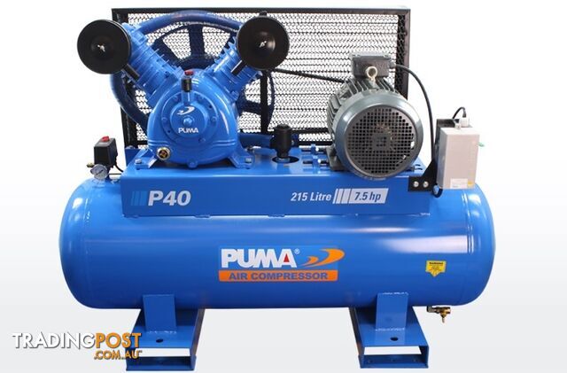Air Compressor Dependable Performance 215 Litres Puma PU P40 415V