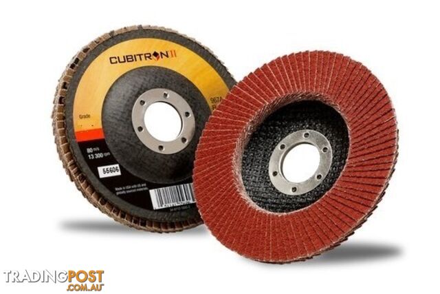 Cubitron II Flap Disc 125mm 5'' 80 Grit 967A 125mm 3M XA009101057 Each