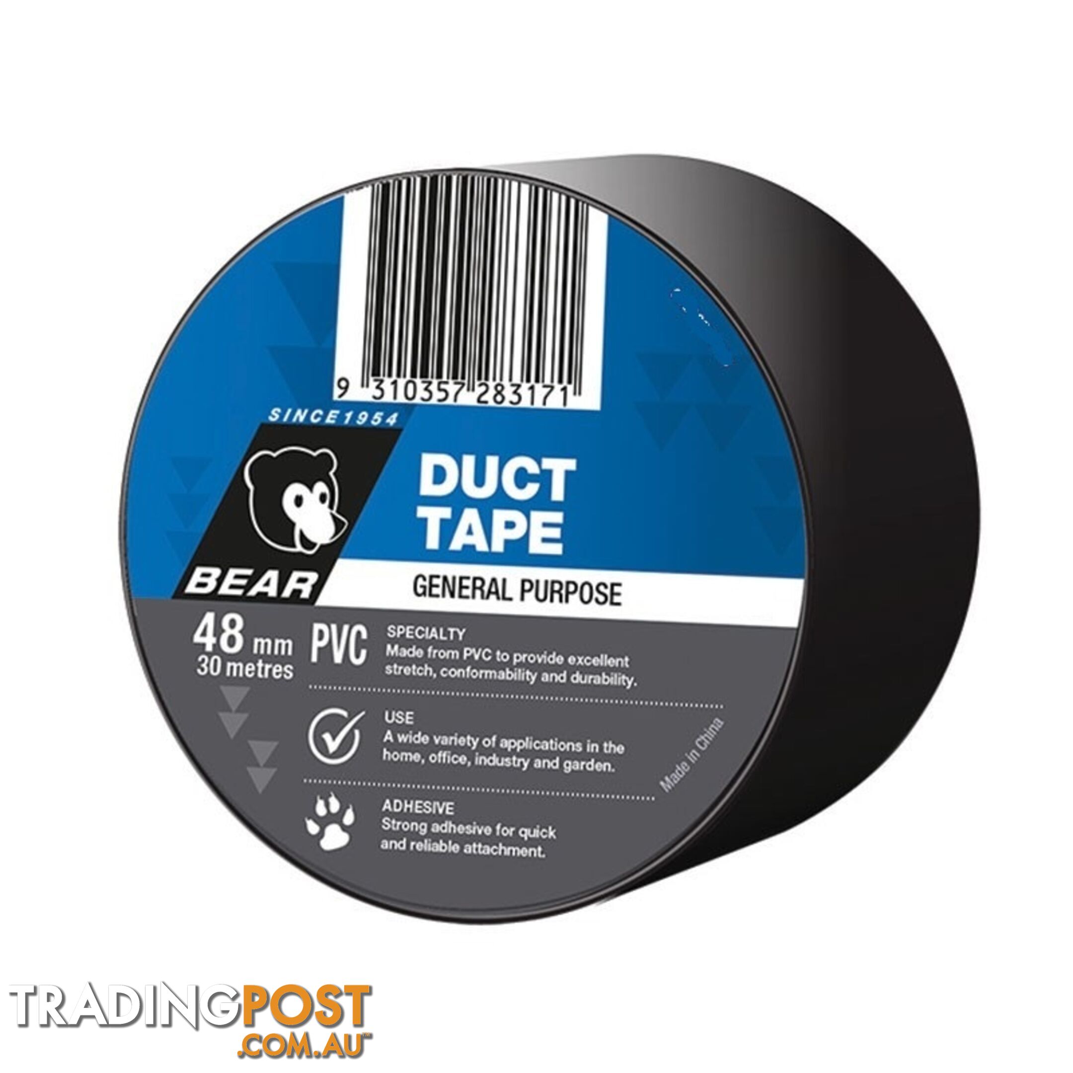 Duct Tape Silver Bear PVC 48mm 30 Metres General Purpose Norton 63642548313