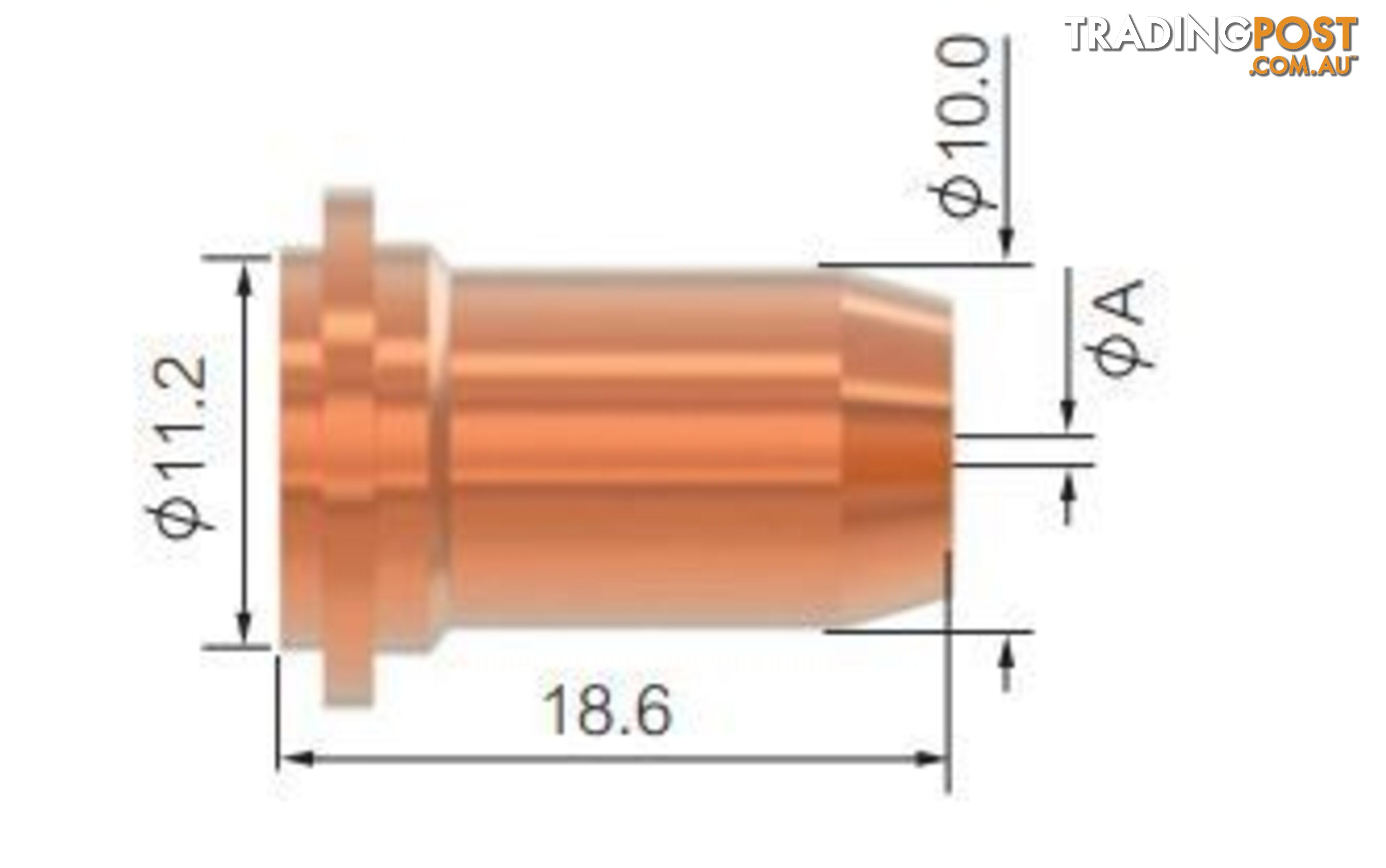 Cutting Tip 1.0mm Flat For Cutmatic 45 WIA SCP2524-10 Pkt : 5