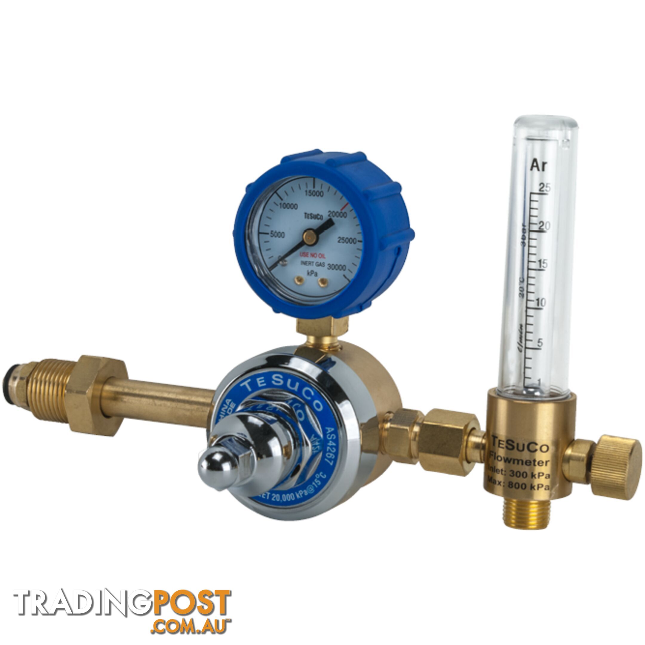 Regulator 1 Stage Side Entry Argon Type 10 In 20,000kPa RC1SARFM