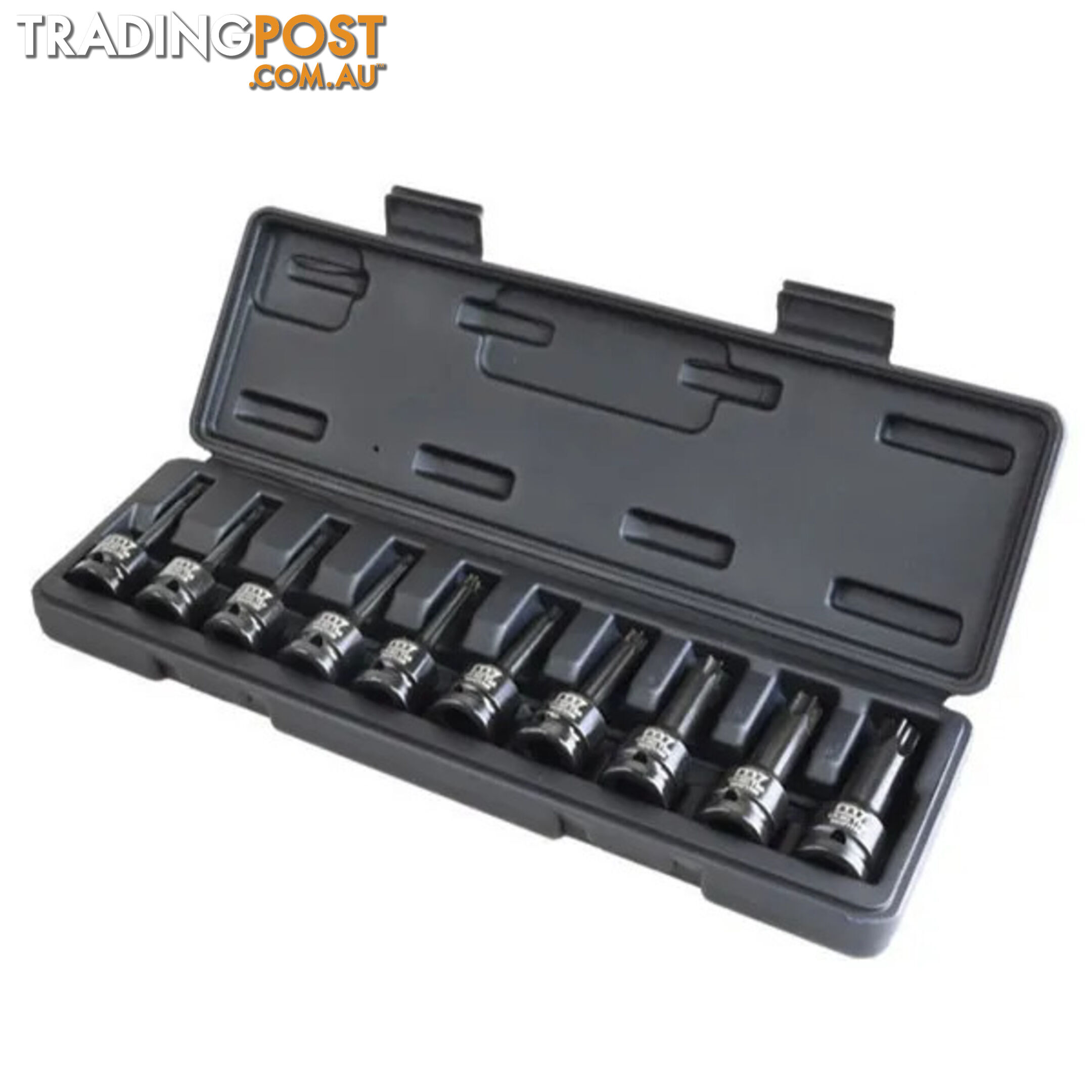 Impact Torx Socket Set 1/2" Drive 10 Piece T20-T70 ITM M7-MB46010R