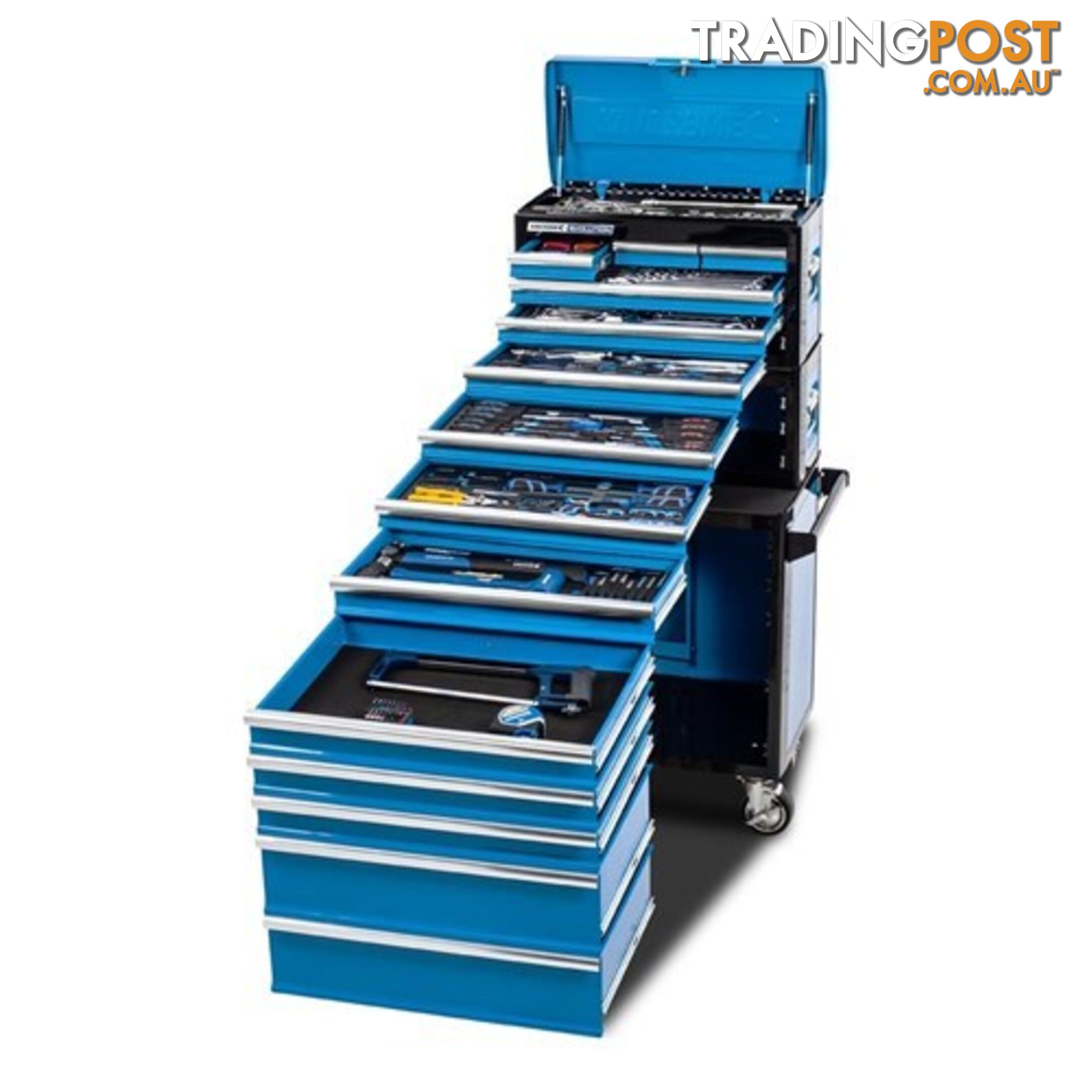 Evolution Tool Workshop 245 Piece 14 Drawer 1/4, 3/8 & 1/2" Drive Kincrome K1226