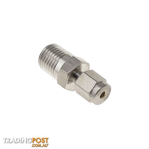 Genlok Male Connector 1/4 NPT - 1/8 Genlok