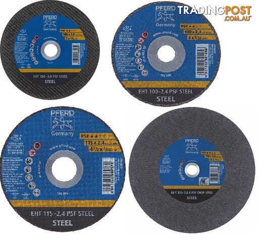 Flat Cut-Off Wheel EHT 100-2.4 A 46 P PSF GP-Steel Pferd 61741116 Each