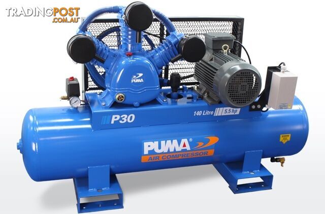 Air Compressor Dependable Performance 140 Litres Puma PU P30 415V