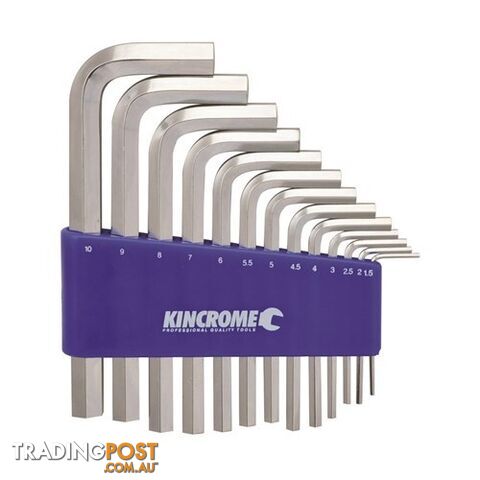 Hex Key Set 13 Piece Metric Kincrome K5111