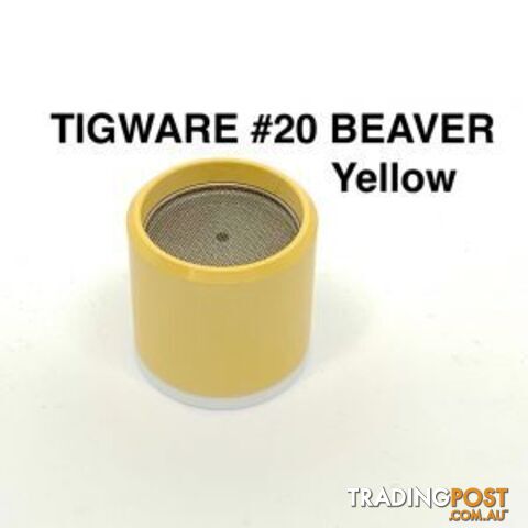 DC TIG Ceramic Nozzles – Super Tough Yellow Size 20 For 9 Series Torch