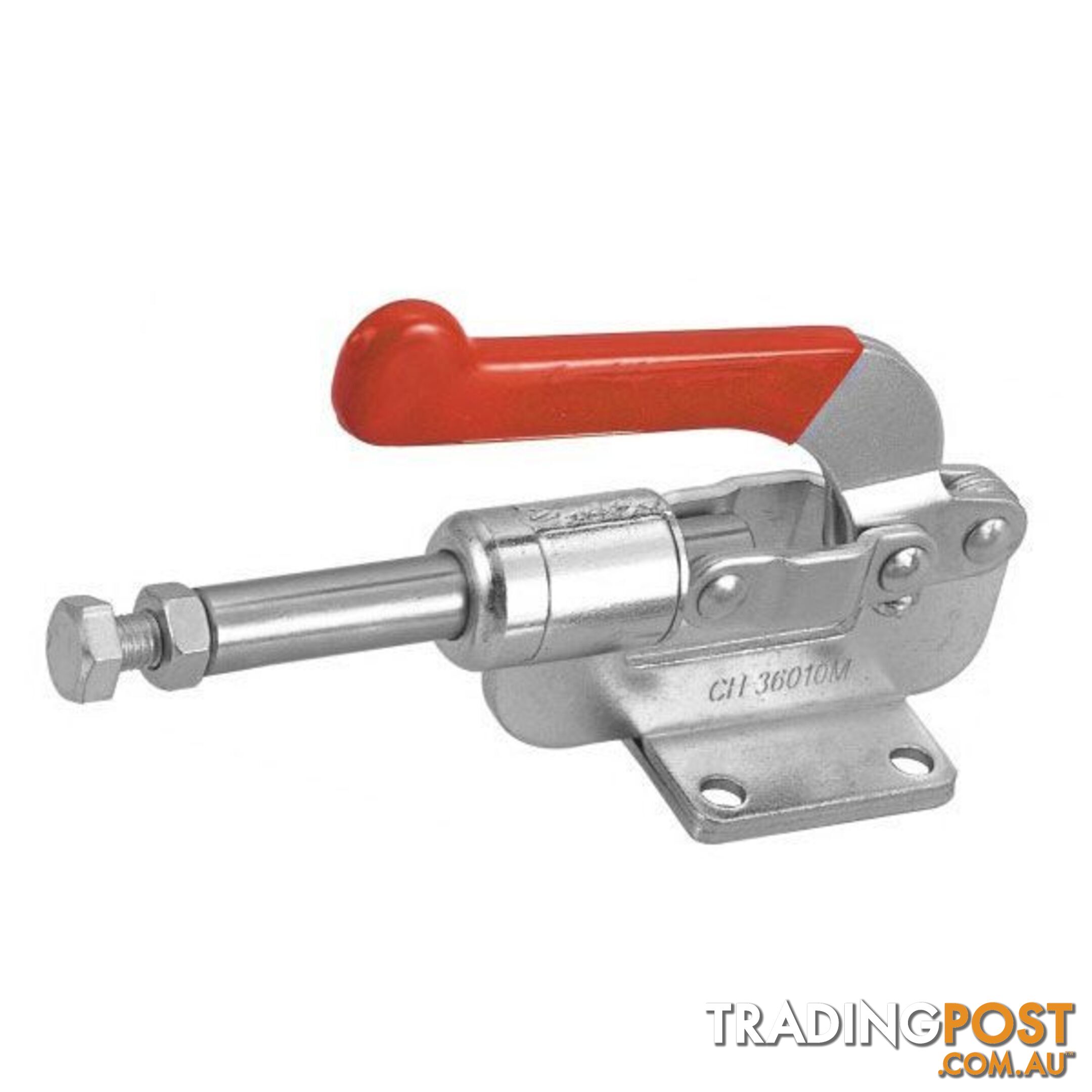 Toggle Clamp Push/Pull Flange Base Bent Handle 364kg Cap 40.9mm Reach ITM CH-36010M