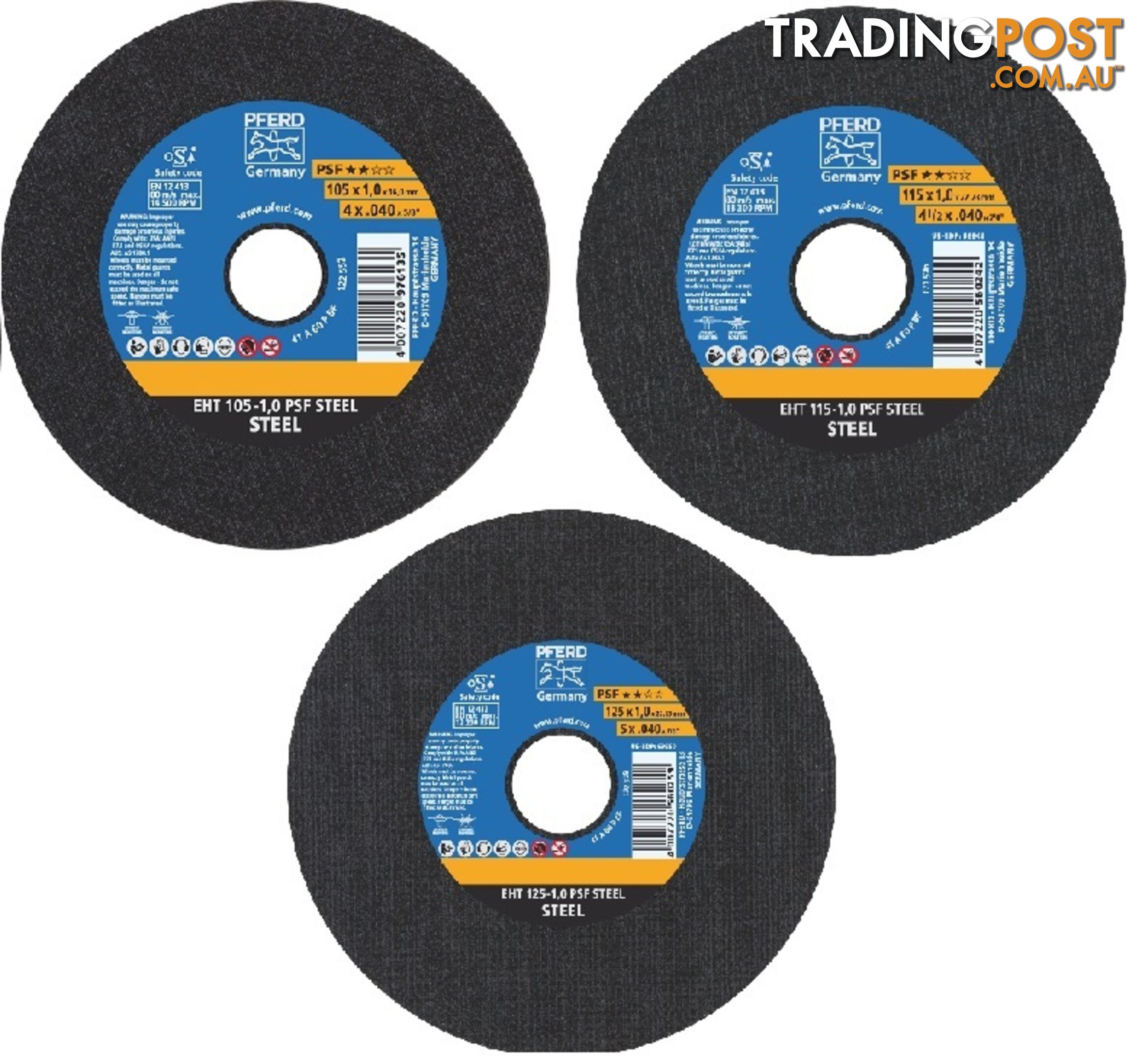 Ultra Thin Cutting Wheel 5'' 125mm 60g Steel Pferd 61719010