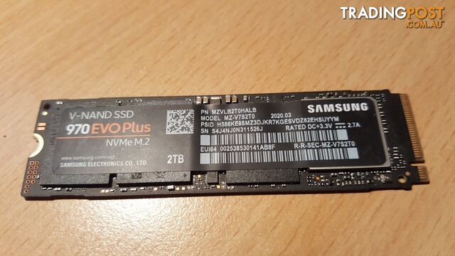 2TB Samsung 970 Evo Plus storage