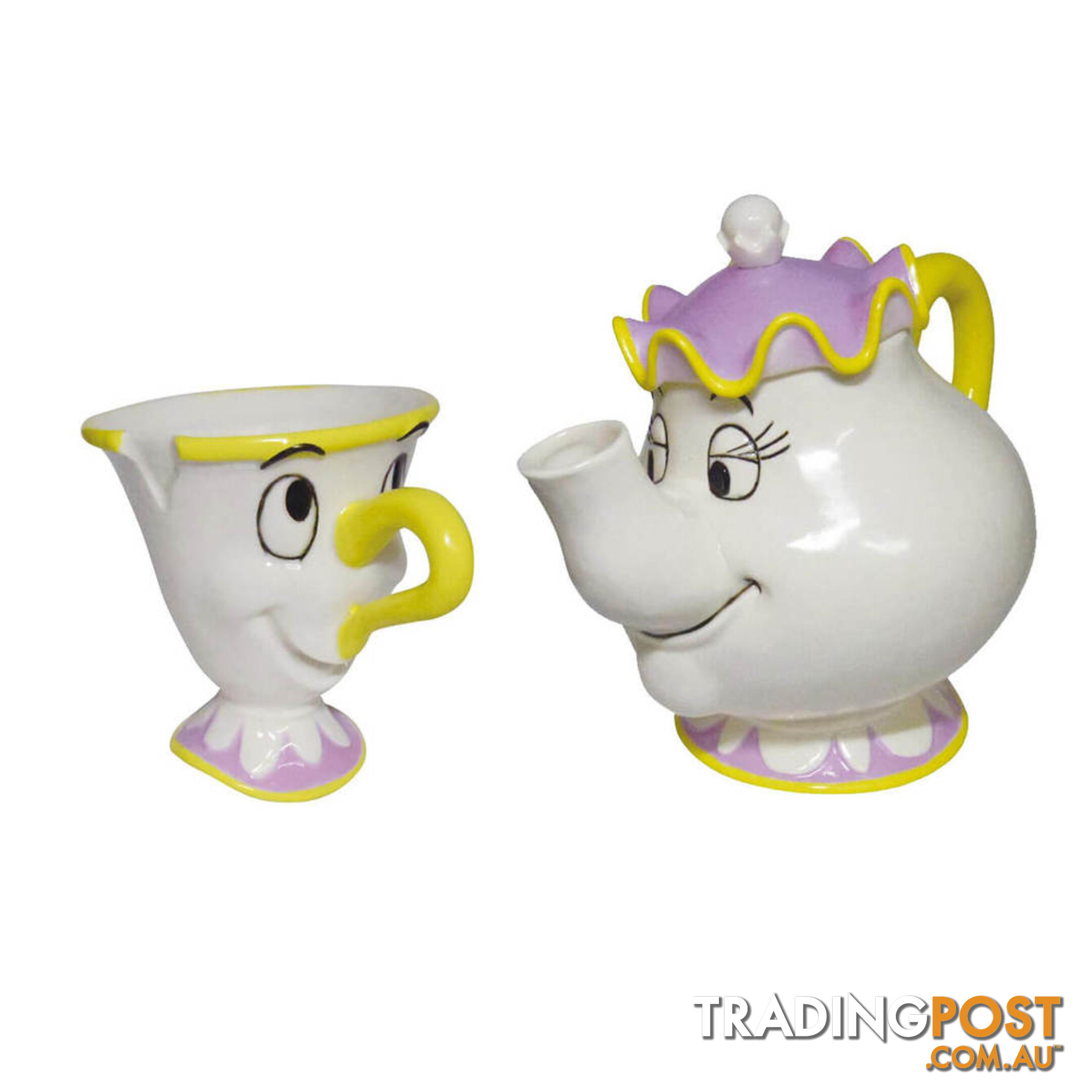 Beauty And The Beast Mrs Potts Teapot and Chip Cup Tea Set - BATBMPTCCS01