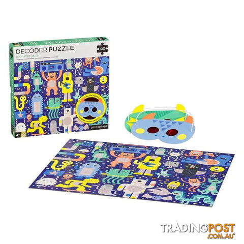 Monster Jam 100pc Decoder Jigsaw Puzzle - MJ1PCDJP01 - 736313545135