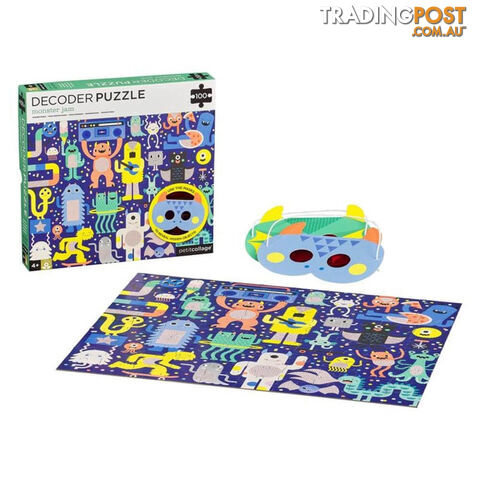 Monster Jam 100pc Decoder Jigsaw Puzzle - MJ1PCDJP01 - 736313545135