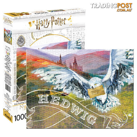 Harry Potter Hedwig 1000pc Jigsaw Puzzle - HPH1000pcJP - 840391129139