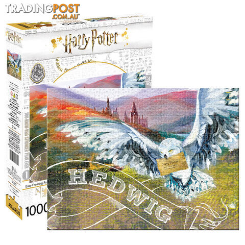 Harry Potter Hedwig 1000pc Jigsaw Puzzle - HPH1000pcJP - 840391129139