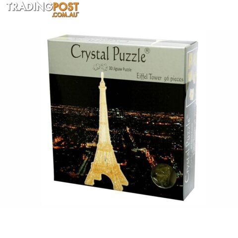 3D Eiffel Tower Crystal Puzzle - DFF03 - 4893718911074