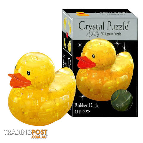 3D Rubber Duckie Crystal Puzzle - DRB03 - 4893718901488