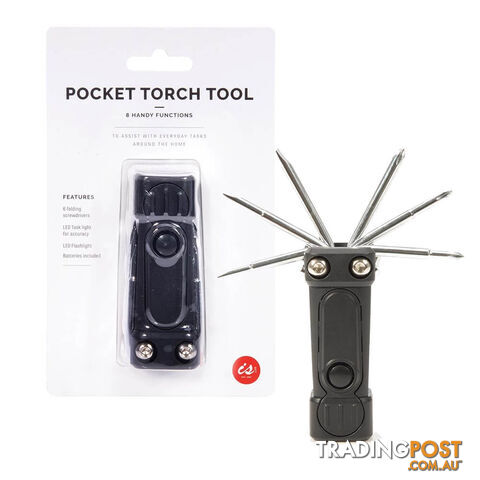 8-in-1 Pocket Torch Tool - IS8I1PTT01 - 9323307089891