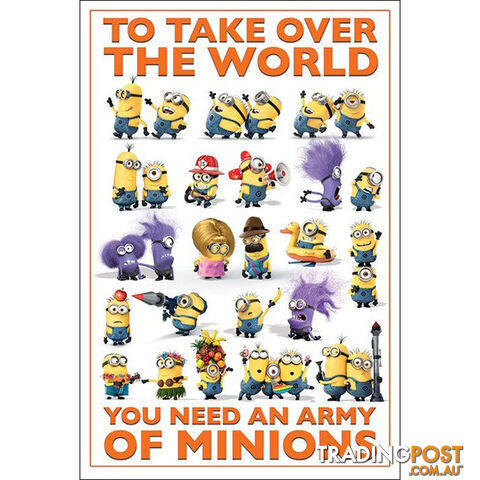 Despicable Me Take Over the World Poster - DSP01 - 9316414086624