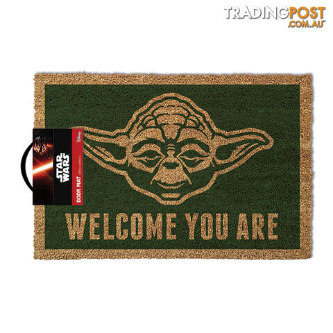 Star Wars Yoda Welcome You Are Door Mat - STR163 - 5050293850528