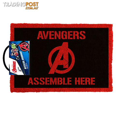 Avengers Assemble Here Door Mat - AAHDM01 - 9316414112774