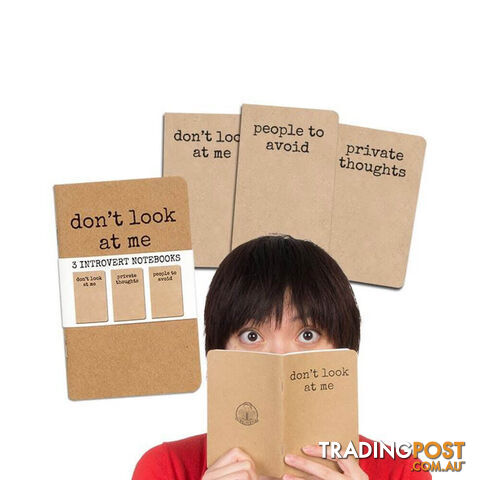 Introvert Notebooks Set of 3 - AMPINSO301 - 739048125351