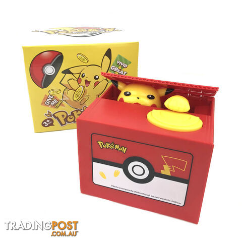 Coin Stealing Pikachu Money Bank - CSPMBANK01 - 019300035100