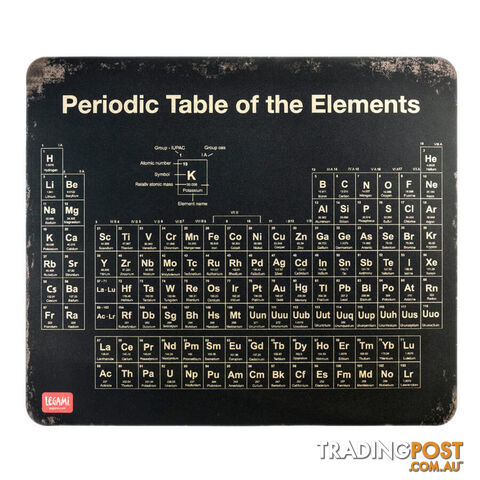 Periodic Table Of The Elements Mouse Pad - PTOTEMP01 - 8056304482402