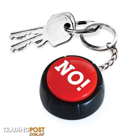 The No Button Keyring - THN07 - 838310037238