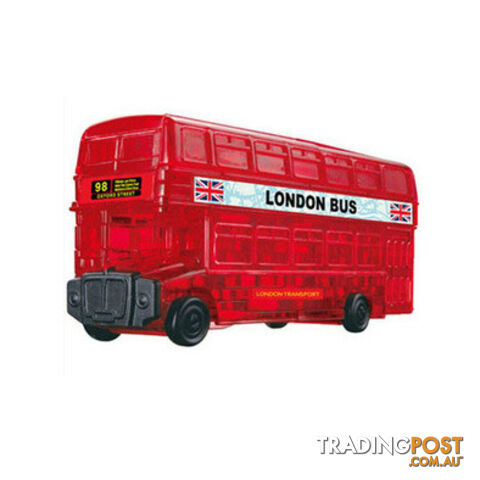 3D London Bus Crystal Puzzle - DLN03 - 4893718901297
