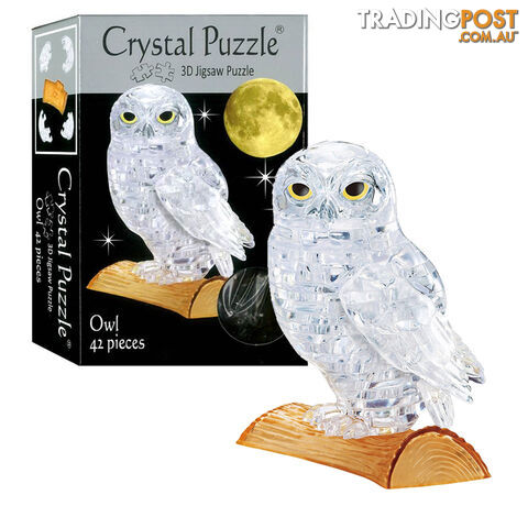 3D Owl Crystal Puzzle - DWL03 - 4893718903475