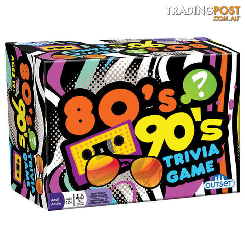 80s and 90s Trivia Game - SND80 - 625012133371