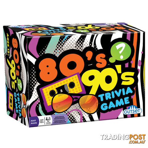 80s and 90s Trivia Game - SND80 - 625012133371