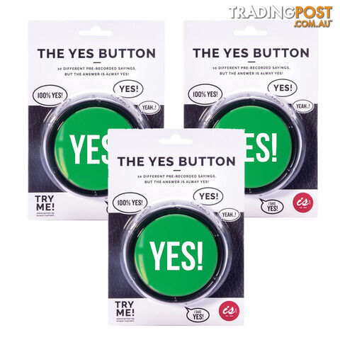 The Yes Button 3 Pack - PK-4118