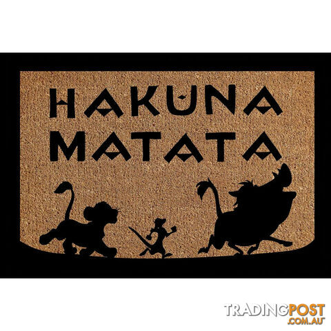 Lion King Classic Hakuna Matata Door Mat - LKCHMDM001 - 9316414125446