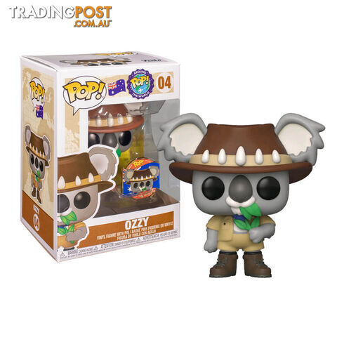 Around the World - Ozzy the Koala Pop Vinyl Figure with Collector Pin - ATWOTKPVFWCP01 - 0889698475655