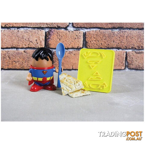 Superman Egg Cup and Toast Stamp - SPR30 - 5055964706128