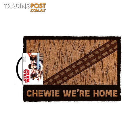 Star Wars Chewie We're Home Door Mat - SWCWHDM01 - 9316414112736