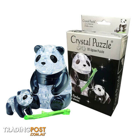 3D Pandas Crystal Puzzle - 3DPCP01 - 4893718902393