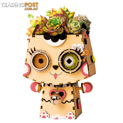 Robotime Flower Pot Kitty - RFPK001 - 6946785179613