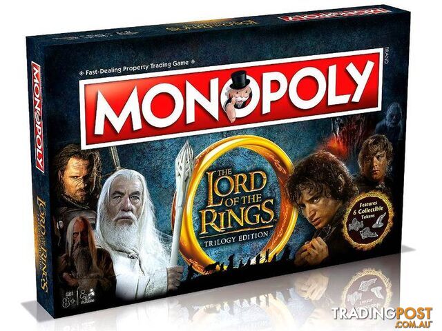Lord of the Rings Trilogy Edition Monopoly - LOTRTVM - 5053410003173
