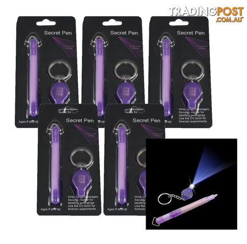 Secret UV Pen with Light 6 Pack - PK-4129