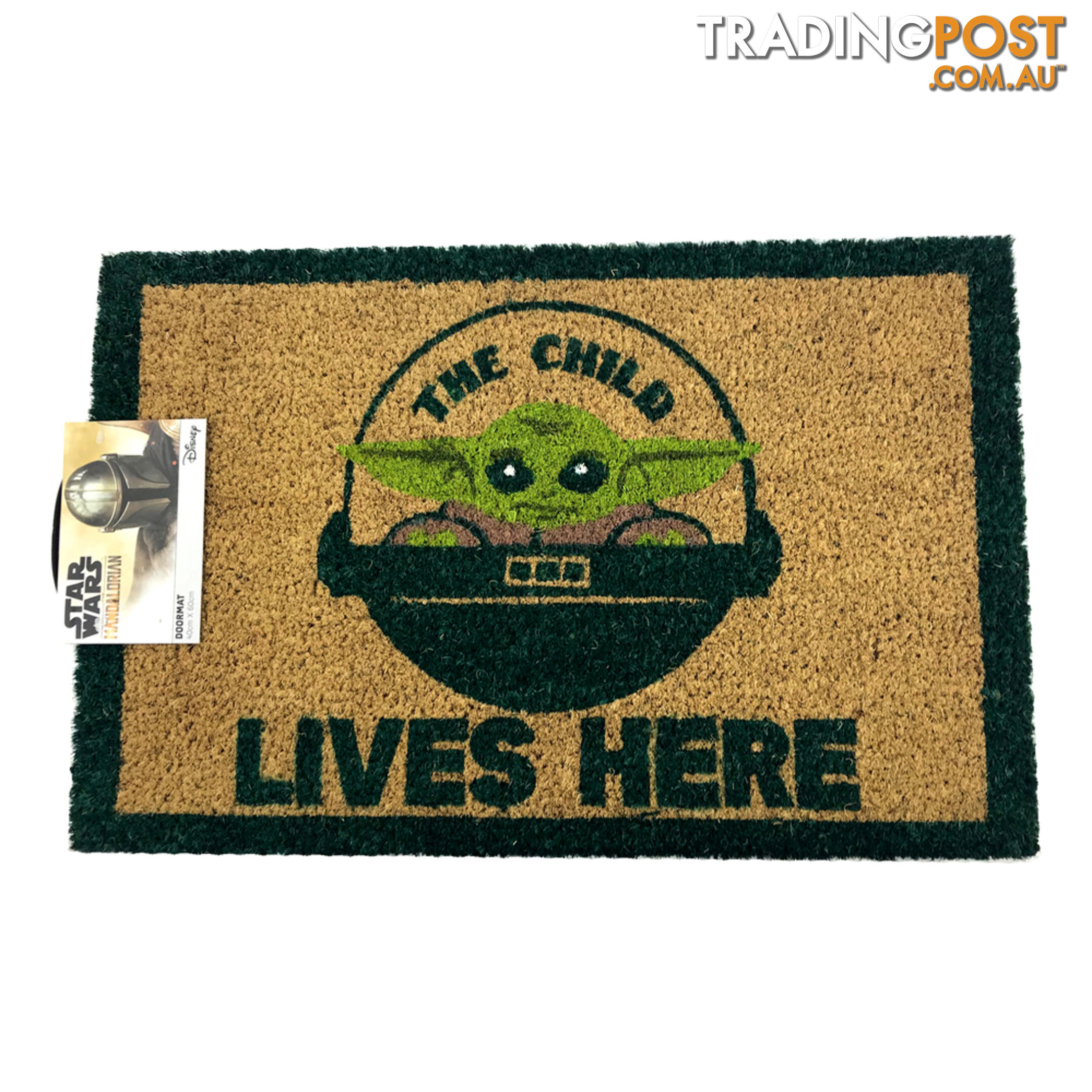 Star Wars The Mandalorian The Child Lives Here Door Mat - SWTMTCLHDM01 - 9316414133960