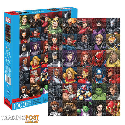 Marvel Heroes Collage 1000pc Jigsaw Puzzle - MHC1JP01 - 840391137578