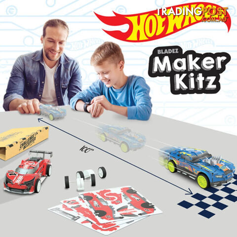 Hot Wheels Maker Kitz Stunt Challenge Twin Pack - HWMKSCTP001 - 5060158855513