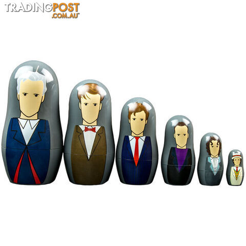 Doctor Who 7th to 12th Doctor Nesting Doll Set - DCT100 - 9342246010247