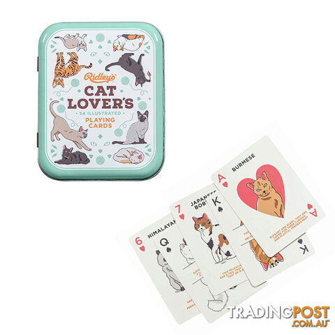 Cat Lovers Playing Cards - RCLPC001 - 5055923747094