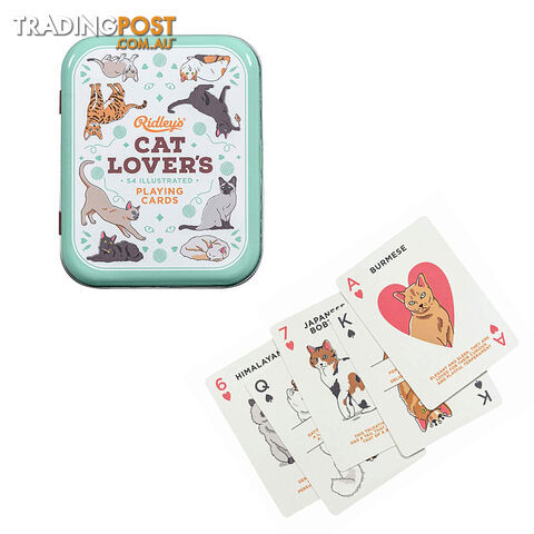 Cat Lovers Playing Cards - RCLPC001 - 5055923747094