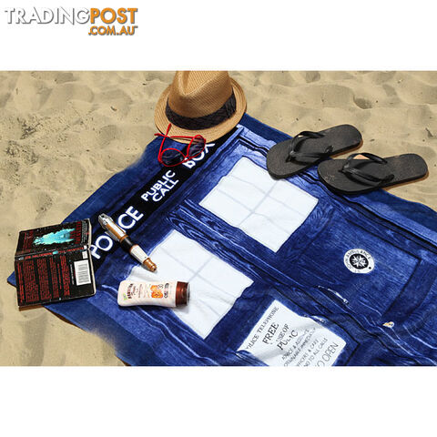 Doctor Who - Tardis Beach Towel - DRW38 - 5055437906161